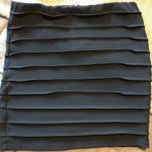 Ambiance apparel Grey ribbed skirt